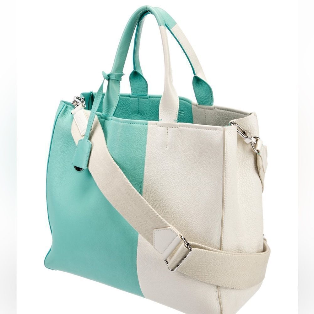 Tiffany Color Block Tote Bag - Picture 3 of 14